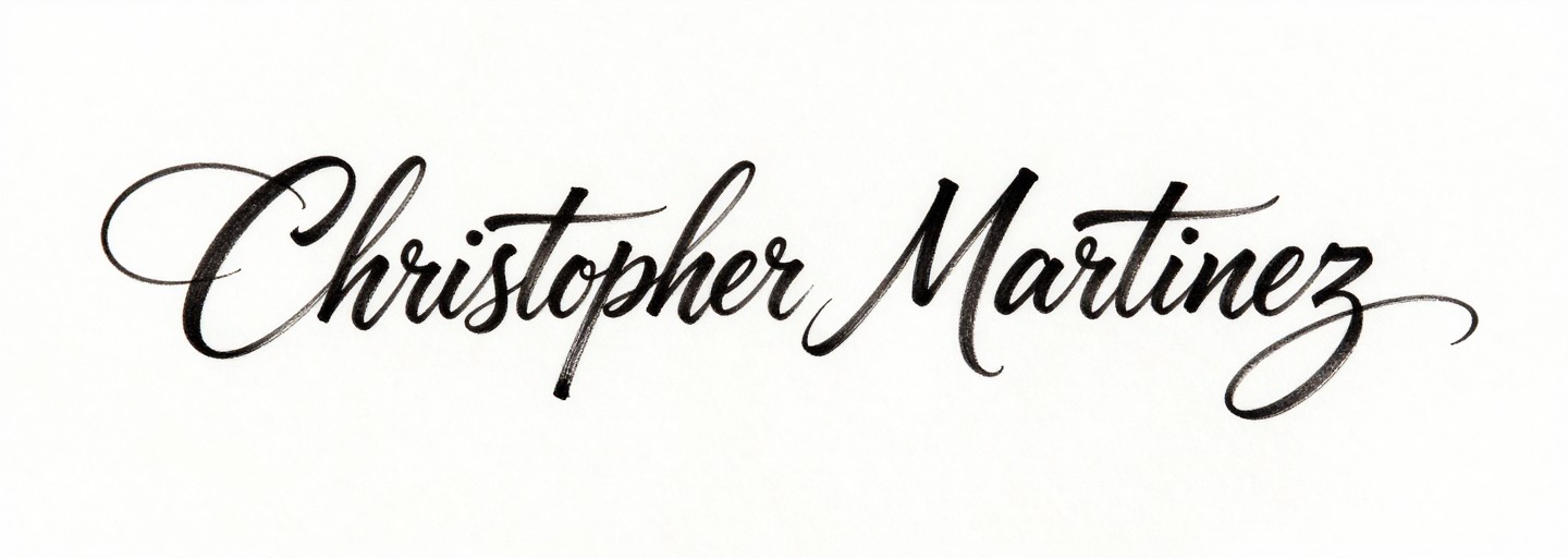 ARTISTIC FLAIR - Cursive Flow