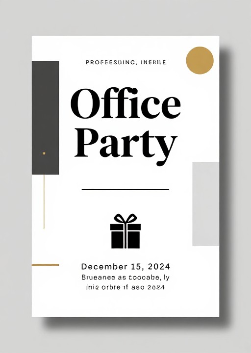 OFFICE PARTY - Modern Minimal