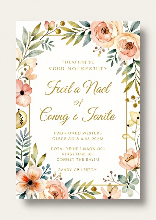 GARDEN WEDDING - Luxury Gold