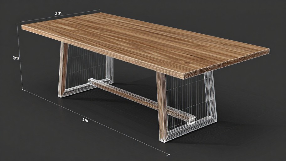 DINING TABLE - Wireframe