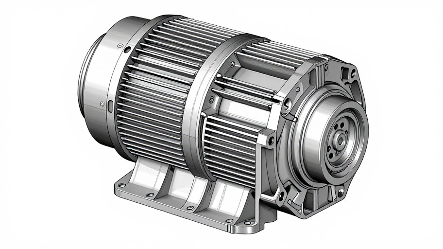 MOTOR HOUSING - Cross-Section