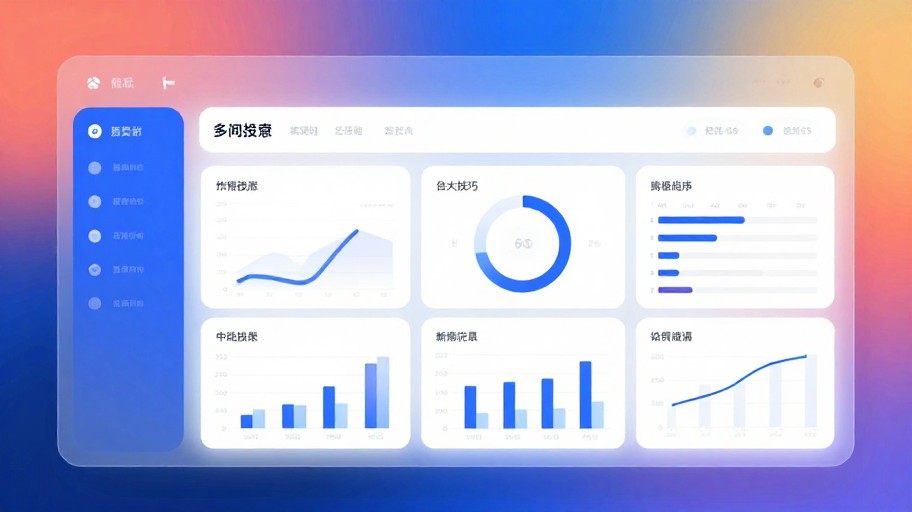 DASHBOARD - Glassmorphic