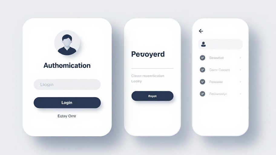LOGIN FLOW - Neomorphic