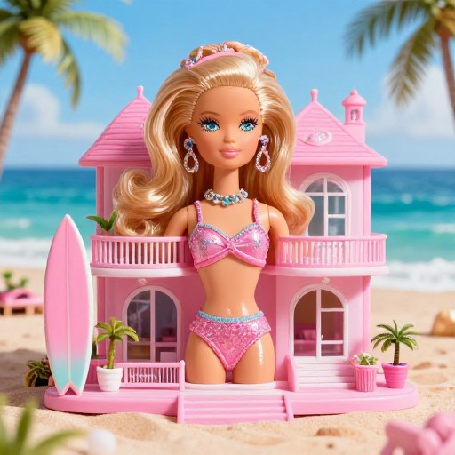 BEACH BARBIE - Dreamhouse