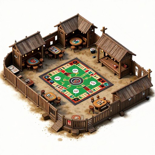 FRONTIER SALOON - Isometric 3D