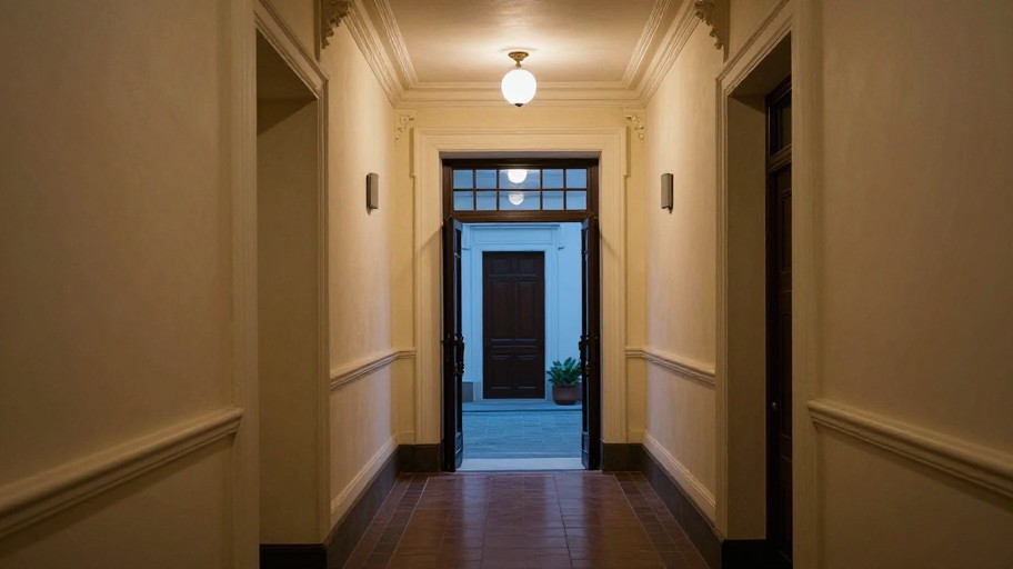 CREAM HALLWAY - Moody & Dramatic