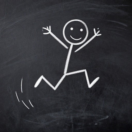 JUMPING - Chalkboard