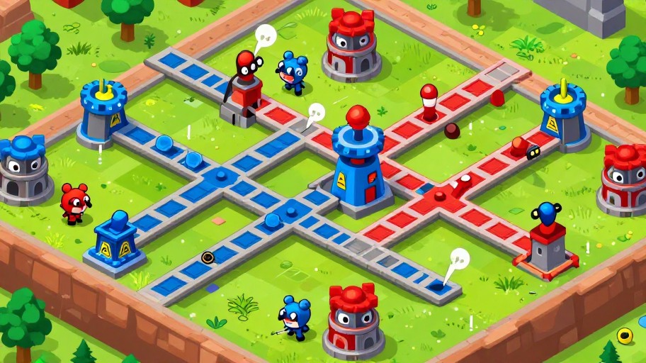 TOWER DEFENSE - Cartoon Pop