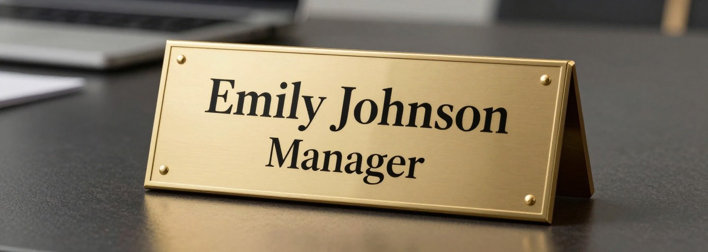 OFFICE DESK - Elegant Gold