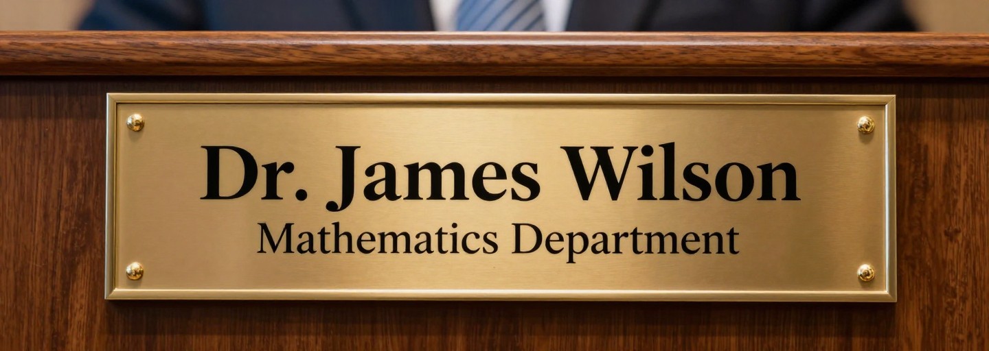 TEACHER - Elegant Gold