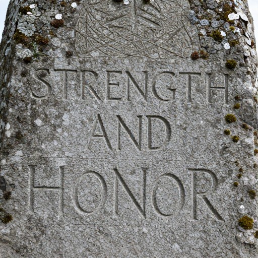 STRENGTH HONOR - Runestone