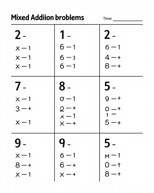 TIMED TEST - Classic Worksheet