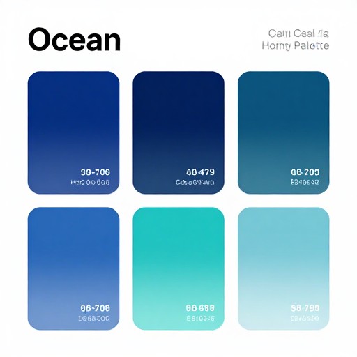 OCEAN DEPTHS - Gradient Swatch
