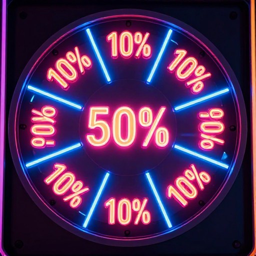LUCKY SPIN - Neon Display