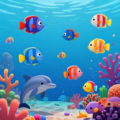 OCEAN FRIENDS - Super Colorful