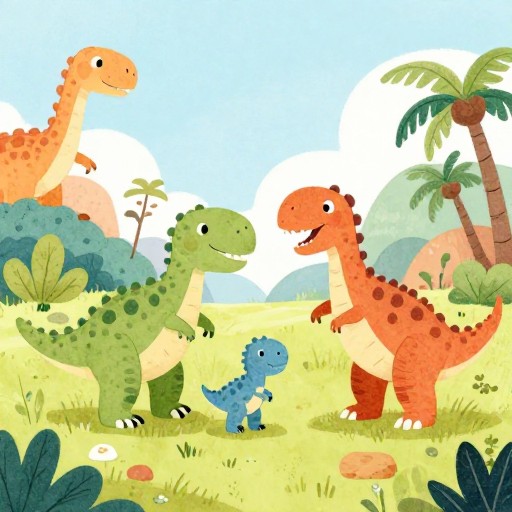 DINOSAUR FRIENDS - Storybook