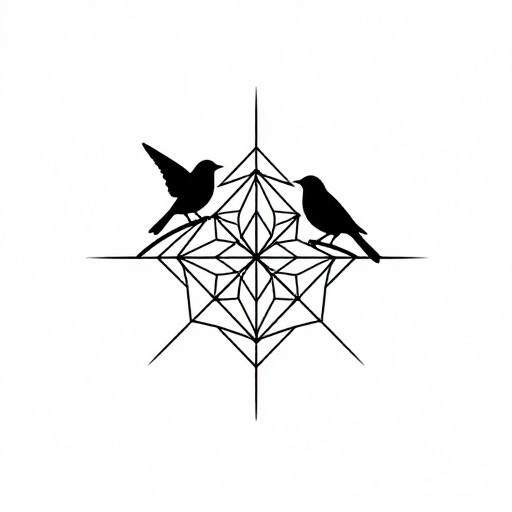 FLYING BIRDS - Geometric