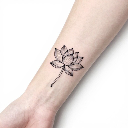 LOTUS FLOWER - Fine Line