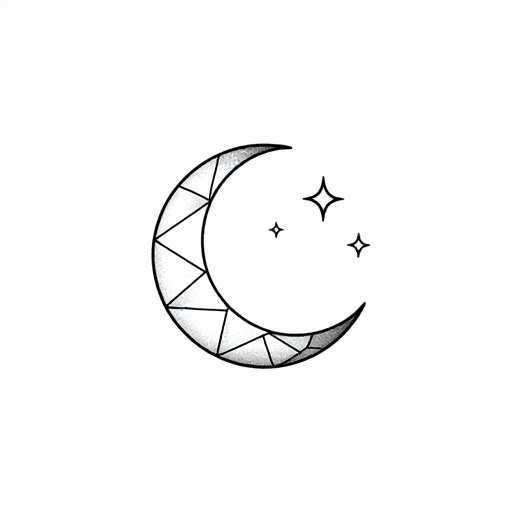 CRESCENT MOON - Geometric