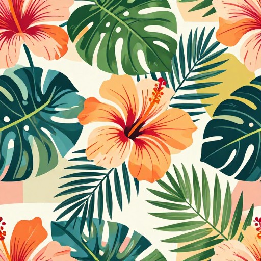 TROPICAL PARADISE - Modern Geometric