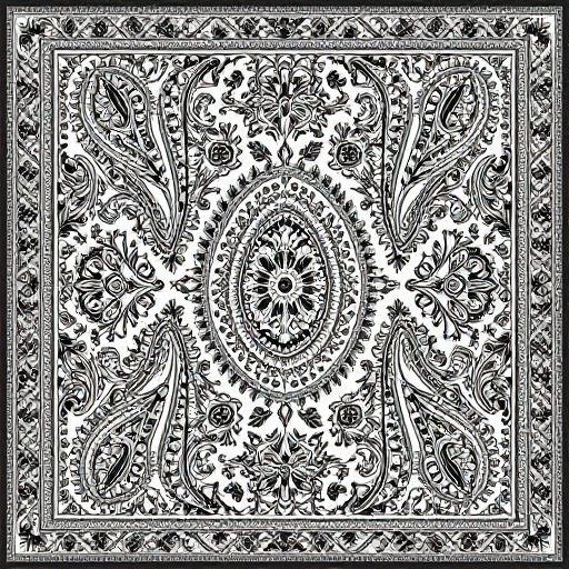 MODERN WALLPAPER - Indian Boteh