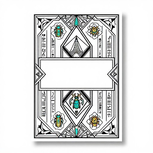 SIMPLE INVITATION - Egyptian Revival