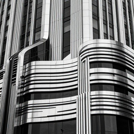 STEPPED GEOMETRIC - Streamline Moderne