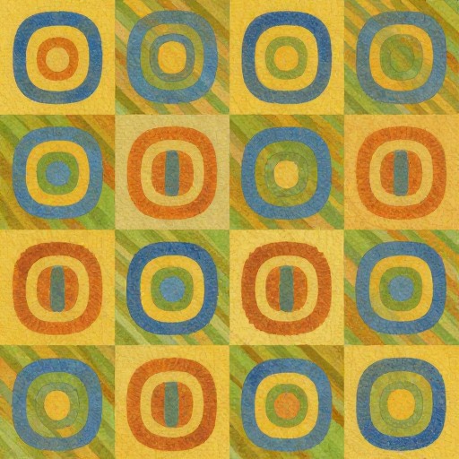 MIXED DIAGONAL - Retro 70s