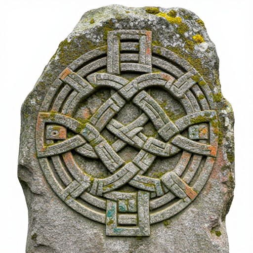 COLORFUL INTERLACE - Carved Stone