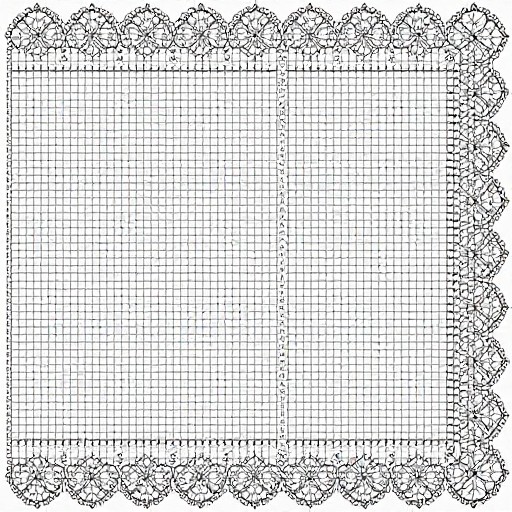 FLORAL LACE - Traditional Chart