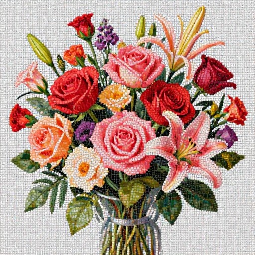 FLORAL BOUQUET - Square Drills