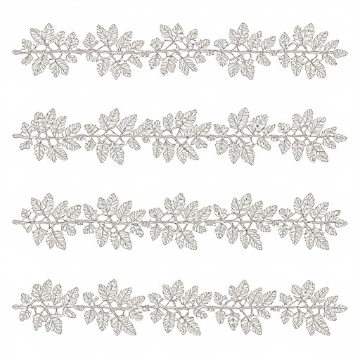 FERN BORDER - Shetland Heirloom