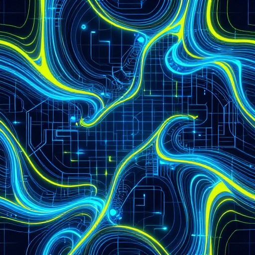 ELECTRIC ABSTRACT - Neon Grid