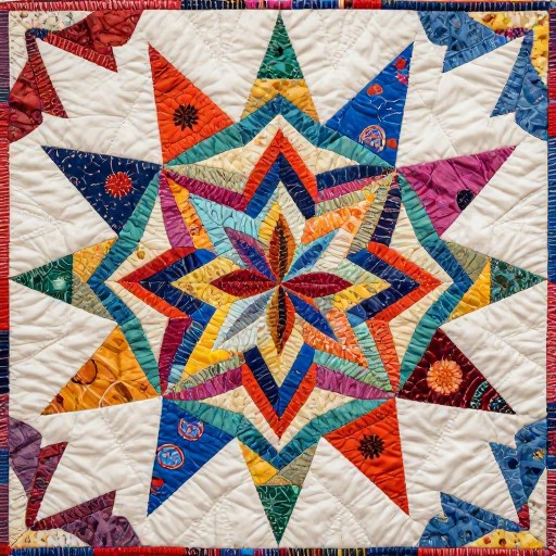STAR MEDALLION - Appliqué Folk Art
