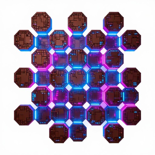 MINECRAFT STYLE - Neon Grid