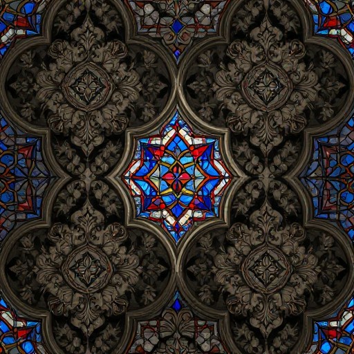 CATHEDRAL WINDOWS - Victorian Dark