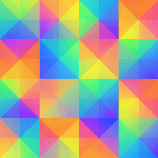 VIBRANT RAINBOW - Low Poly
