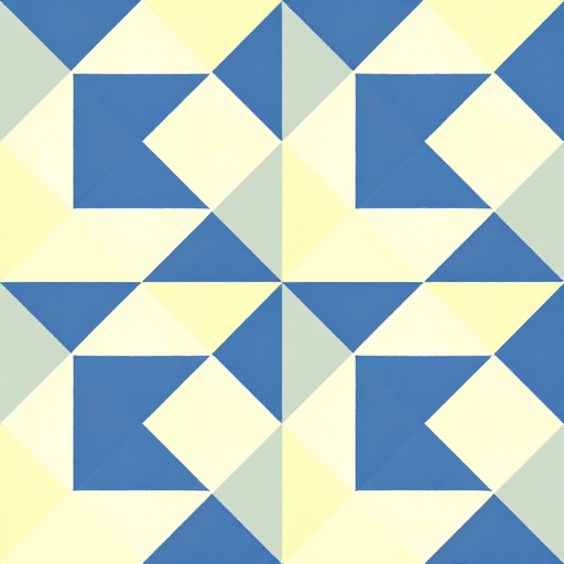 GEOMETRIC BLUE - Default