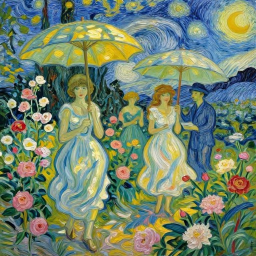 GARDEN PARTY - Van Gogh Bold