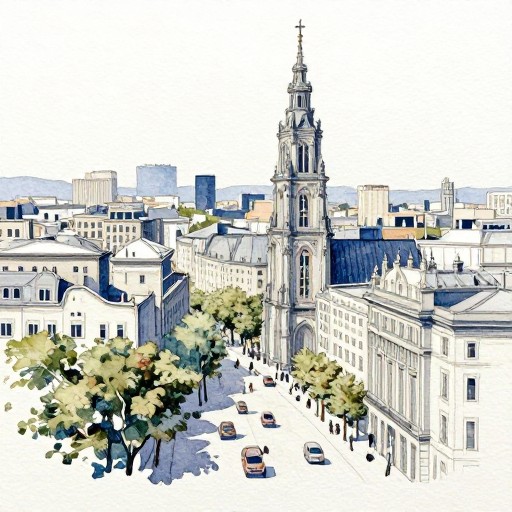 DETAILED CITYSCAPE - Botanical Study