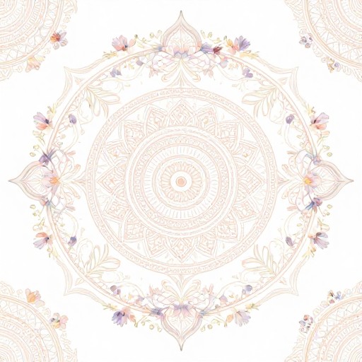 PASTEL FLORALS - Sacred Mandala