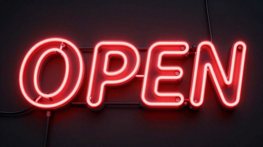 OPEN SIGN - Classic Neon