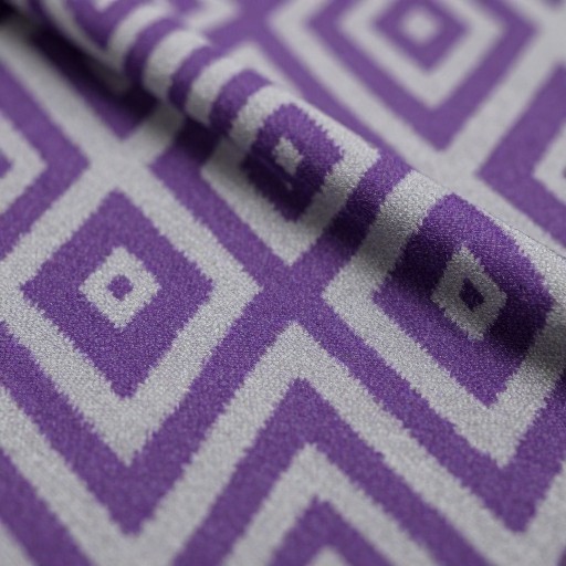 GEOMETRIC PURPLE - Contemporary