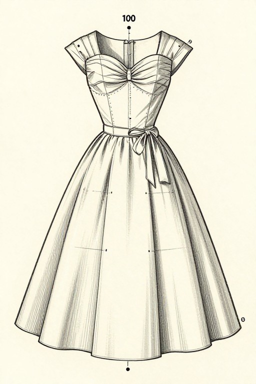 1950S DRESS - Technical Draft
