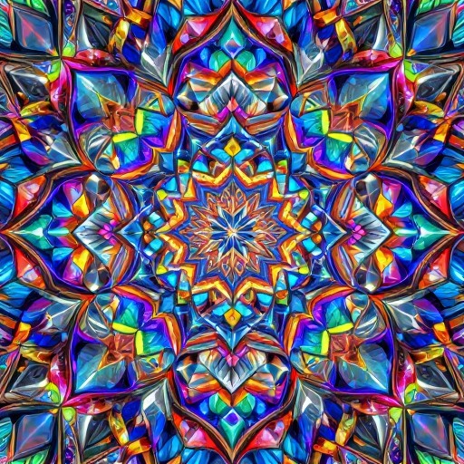 COLORFUL MANDALA - Crystal Prism