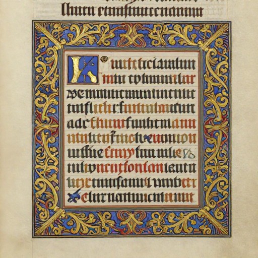 ILLUMINATED INITIAL - Illuminated