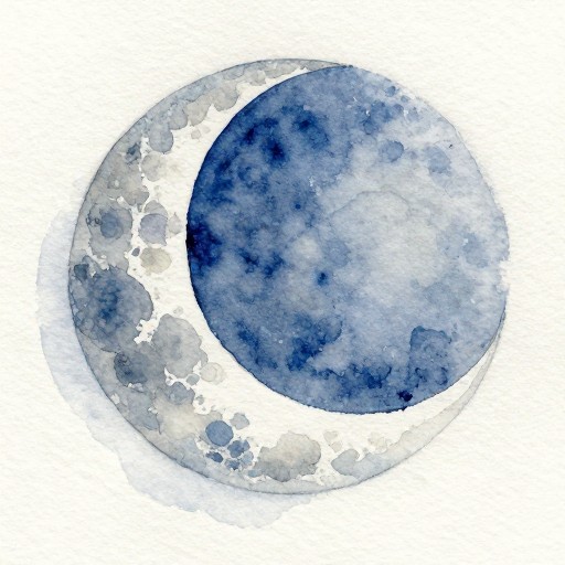 NEW MOON - Watercolor