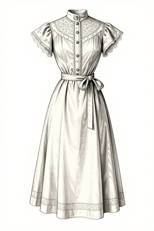 TEA DRESS - Edwardian