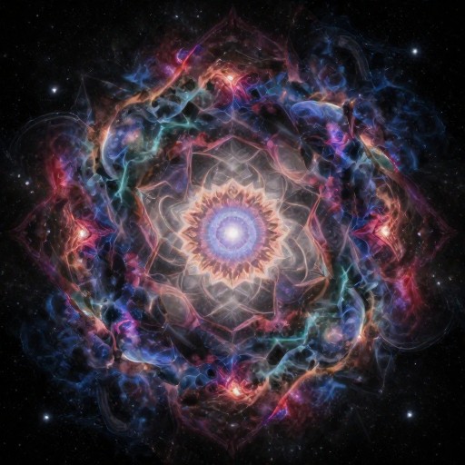 COSMIC SPIRAL - Mandala