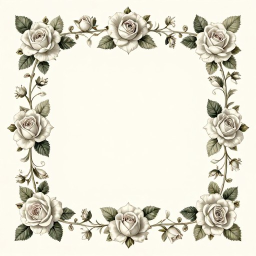 WHITE BORDER - Vintage Botanical